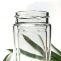 Delicate Design Cudtom Logo Tea Infuser Glaswasserflasche mit Edelstahldeckel Bubble Tea Glastasse